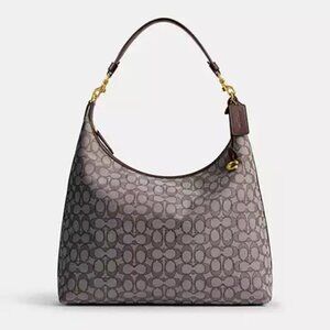 NWT ✅ Coach JULIET Shoulder Bag 38 CBS12 Signature Textile Jacquard ⭐NWT DUSTBAG